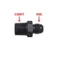 thumbnail image 1 of Car Modified Pieces Cross over Sub AN6 to 3/8npt Thread Aluminum Transmission Fluid Cooler Adapter, 1 of 6