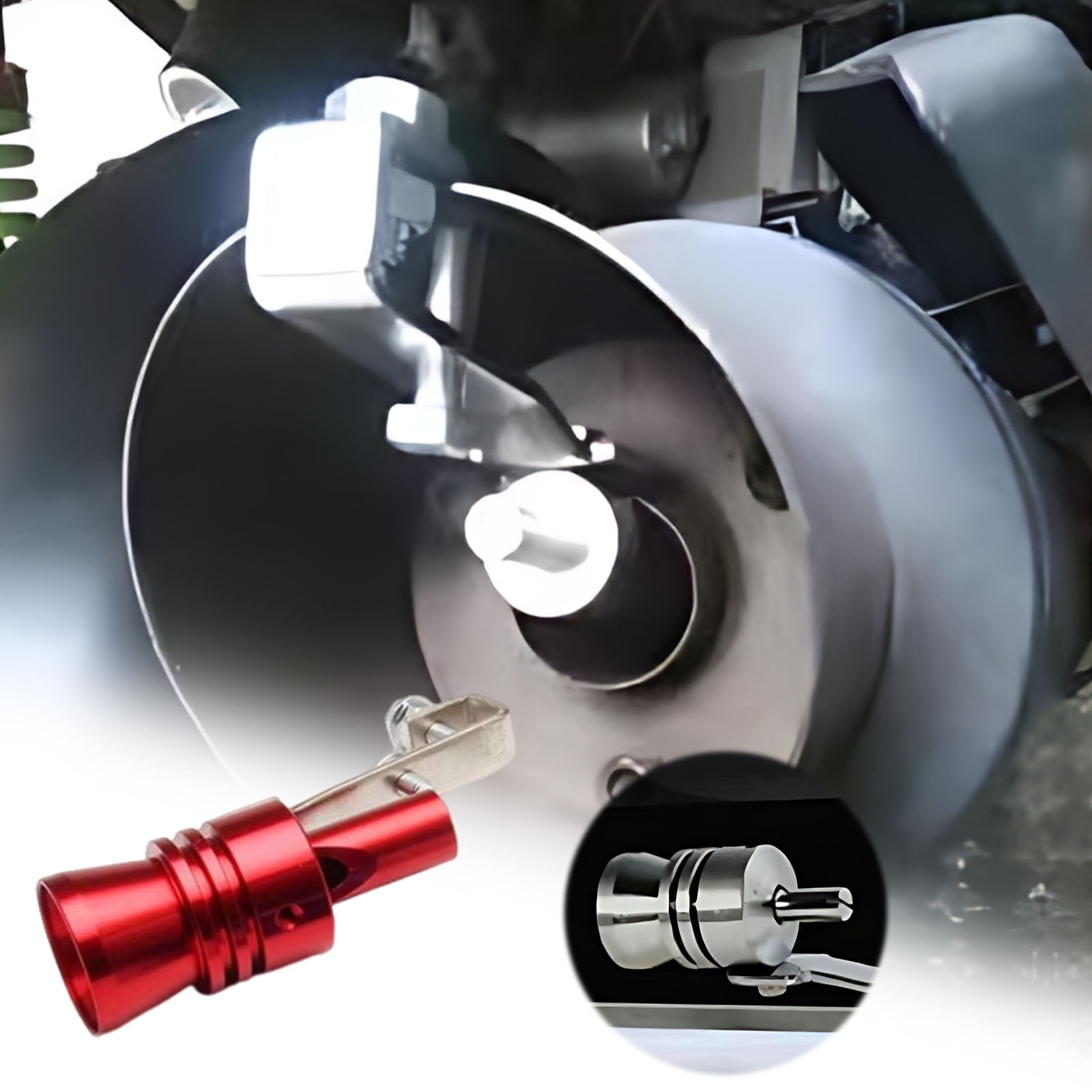 Car Modified Turbine Whistle Exhaust Pipe Microphone Sound Simulator