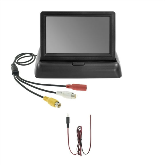 Car Monitor With Rear View Camera 4.3" TFT LCD HD Screen LED Backup Camera For Vehicle Parking Easy Installation ,Effortless Control