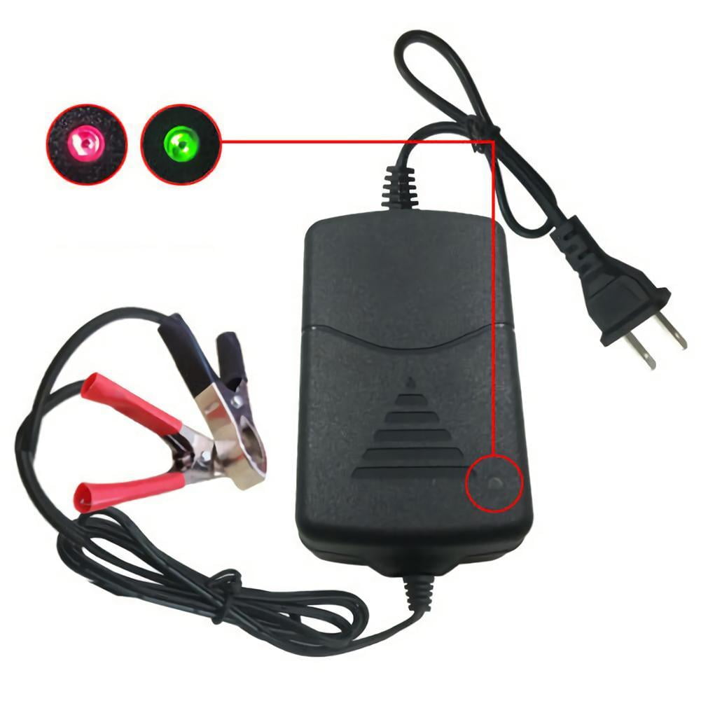 Car Motorcycle Battery Charger,12V 1.3A Automatic Repair Intelligent Lithium Battery Charger