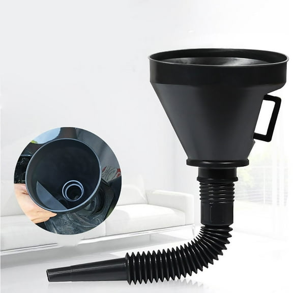 Car Motorcycle Funnel Refueling Oil Liquid Spout Diesel Filling Mesh Strainer