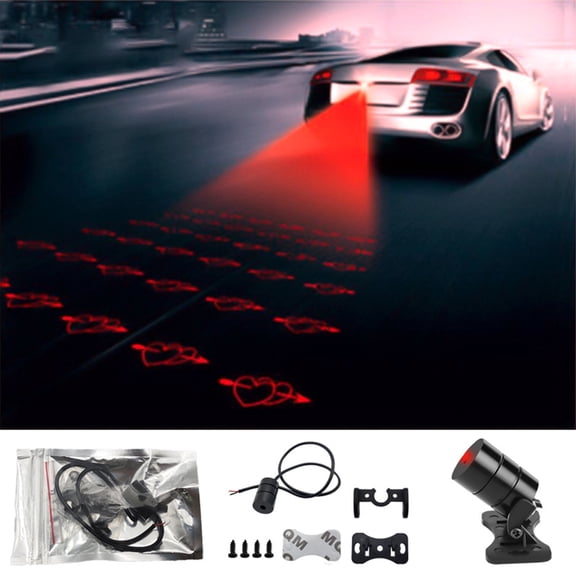 Car Motorcycle Laser LED Headlights Projector Lens Super Bright 12V Headlight Kit Durable Energy-Efficient Enhanced Beam Universal Fit F
