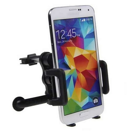 Car Mount AC Air Vent Phone Holder Rotating Cradle N7L Compatible With Samsung Galaxy On5 Note9 Note8 Note 4 3, J7, (2018) Refine, J5 J3 Emerge, 5 Mega 2 (2018) Halo Avant Amp 2 Alpha A9 A6 A5