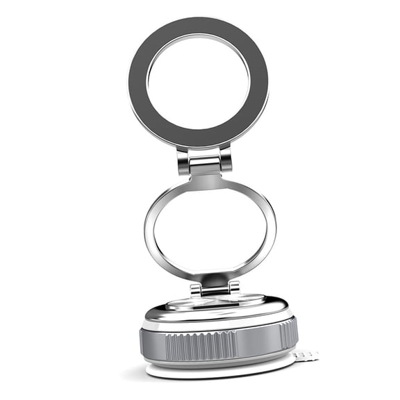 Electric Vacuum Magnetic Suction Phone Holder Adjustable Foldable Car Mount Rack
