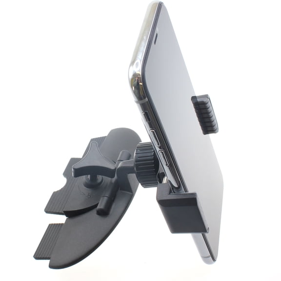 Car Mount CD Slot for Samsung Galaxy S25/Edge/Plus/Ultra - Holder Cradle Swivel Dock Strong Grip CD Player Slot
