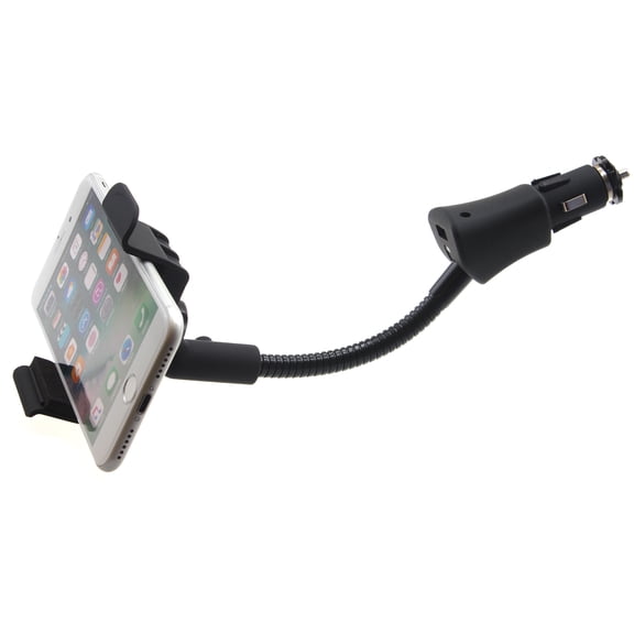 Car Mount Charger for TCL 50 Pro NxtPaper/XE 5G - Holder DC Socket USB Port Cradle Swivel Plug-in