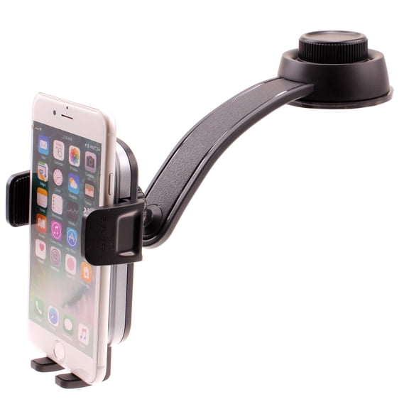 Car Mount Compatible With Motorola Moto G Power 5G (2020,2021,2022,2023,2024,2025,2026) - Dash Phone Holder Cradle Bendable Adjustable Aluminum Arm