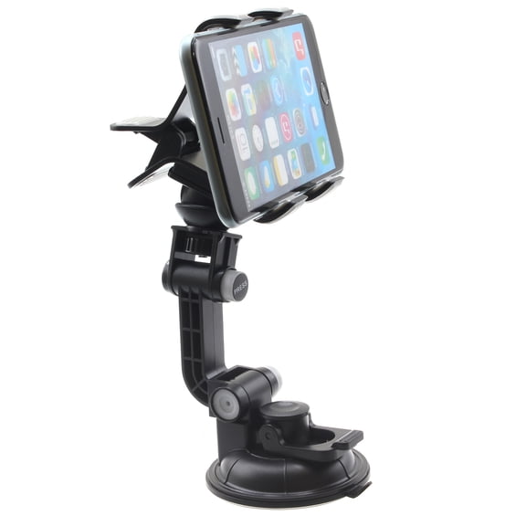Car Mount Compatible With T-Mobile REVVL 7,8/7,8 PRO - Dash Windshield Holder Cradle Swivel