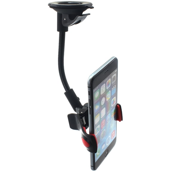 Car Mount Compatible With T-Mobile REVVL 7,8/7,8 PRO - Dash Windshield Holder Swivel Clip