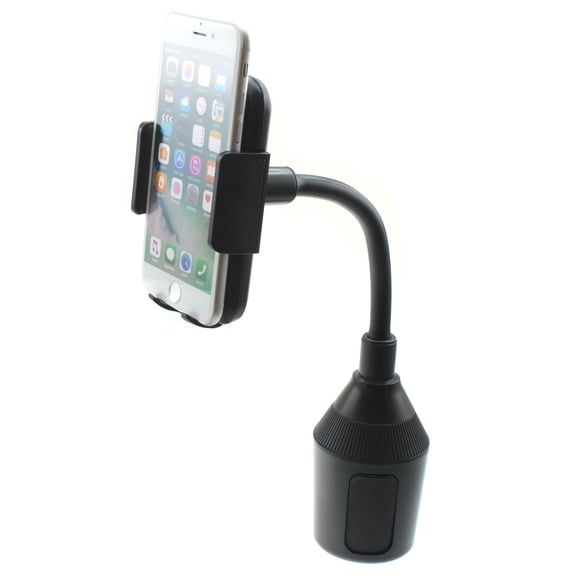 Car Mount Cup Holder Compatible With Samsung Galaxy A17/A27/A37/A57 - Swivel Cradle Dock Gooseneck Stand