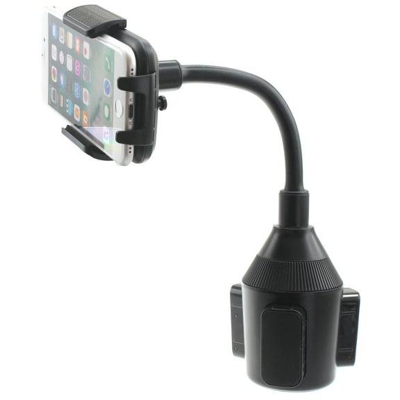 Car Mount Cup Holder for Google Pixel 9/Pro/Pro XL/9a - Swivel Cradle Dock Gooseneck Stand for Pixel 9/Pro/Pro XL/9a