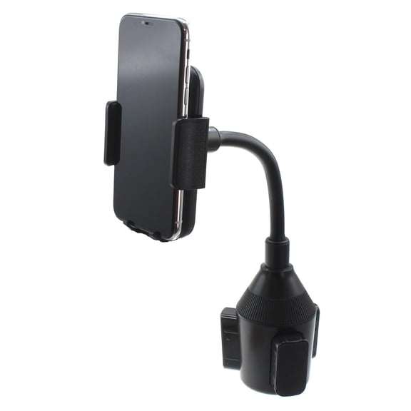 Car Mount Cup Holder for Samsung Galaxy A05/A13 5G/A14 5G/A23 5G/A33 5G/A53 5G/A73 5G - Rotating Cradle Dock Gooseneck Stand