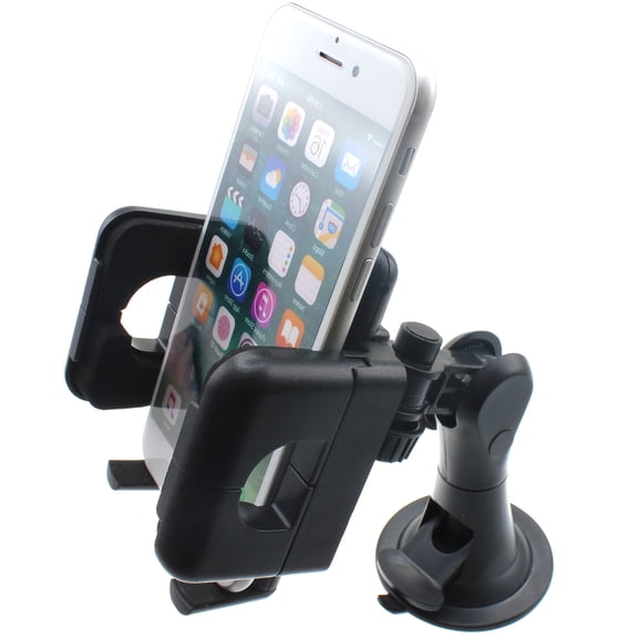 Car Mount Dash Compatible With Samsung Galaxy A17/A27/A37/A57 - Windshield Holder Cradle Swivel Dock