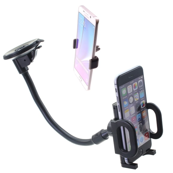Car Mount Dash for Samsung Galaxy A05/A13 5G/A14 5G/A23 5G/A33 5G/A53 5G/A73 5G - Windshield Air Vent Holder Cradle 2-in-1