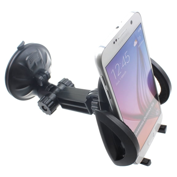 Car Mount Dash for Samsung Galaxy A05/A13 5G/A14 5G/A23 5G/A33 5G/A53 5G/A73 5G - Windshield Holder Cradle Rotating Dock Suction