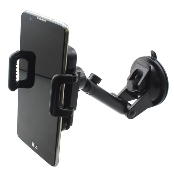 Car Mount Dash for Samsung Galaxy A06/A16 5G/A26 5G/A36 5G/A56 5G - Windshield Holder Telescopic Cradle Swivel Dock