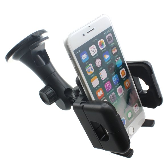 Car Mount Dash for Samsung Galaxy S20/S21/S22/Plus/Ultra/FE - Windshield Holder Cradle Swivel Dock Suction