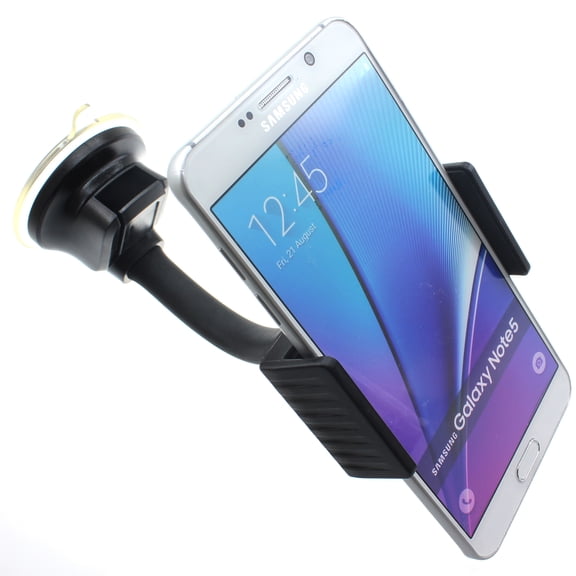 Car Mount Dash for Samsung Galaxy S23/FE/Plus/Ultra/S24/FE/Plus/Ultra - Windshield Holder Cradle Swivel Dock Strong Grip