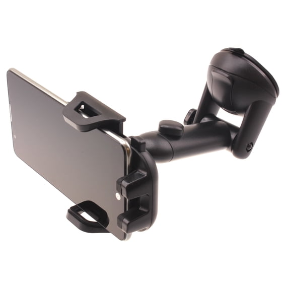 Car Mount Dash for Samsung Galaxy S23/FE/Plus/Ultra/S24/FE/Plus/Ultra - Windshield Holder Telescopic Cradle Swivel Dock