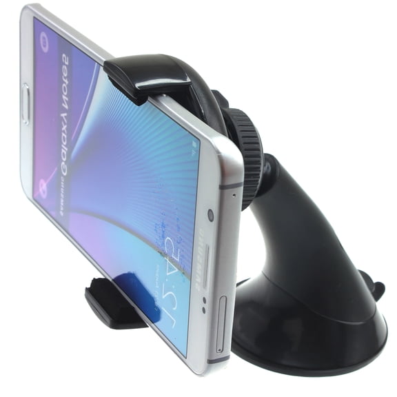 Car Mount Dash for Samsung Galaxy S23/Plus/S24/Plus - Windshield Holder Cradle Swivel Dock Suction