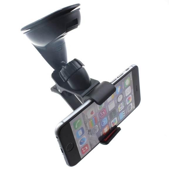 Car Mount Dash for Samsung Galaxy S25/Edge/Plus/Ultra - Windshield Holder Cradle Swivel Dock Suction