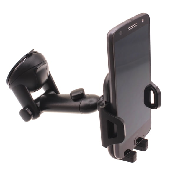 Car Mount Dash for Samsung Galaxy S25/Edge/Plus/Ultra - Windshield Holder Telescopic Cradle Swivel Dock