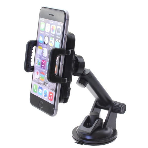 Car Mount Dash for Samsung Galaxy S25/Edge/Plus/Ultra - Windshield Holder Telescopic Cradle Swivel Dock