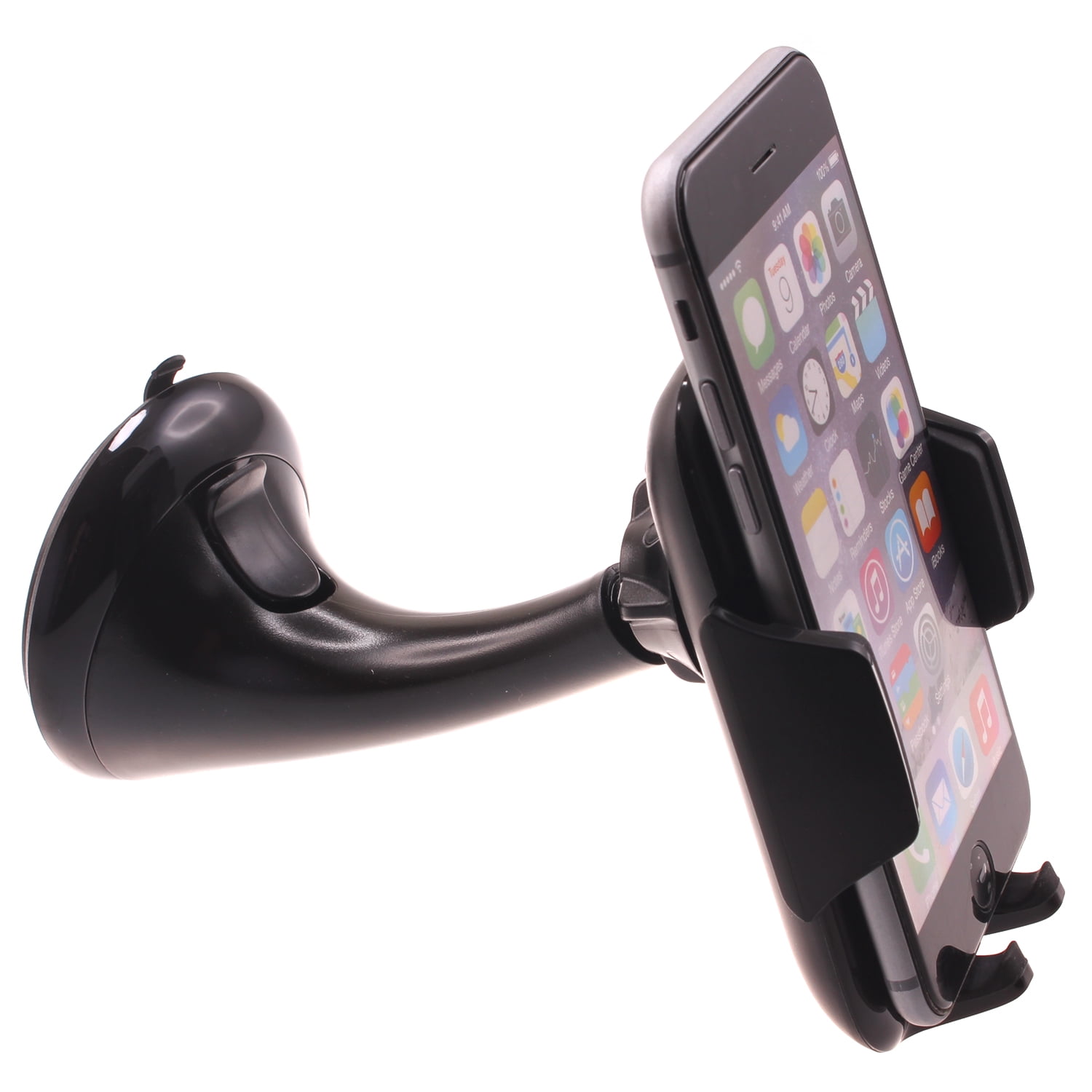 Extended Window Car Mount & Quick Grip XL Holder for Samsung Galaxy S21 Plus (sku 56881)