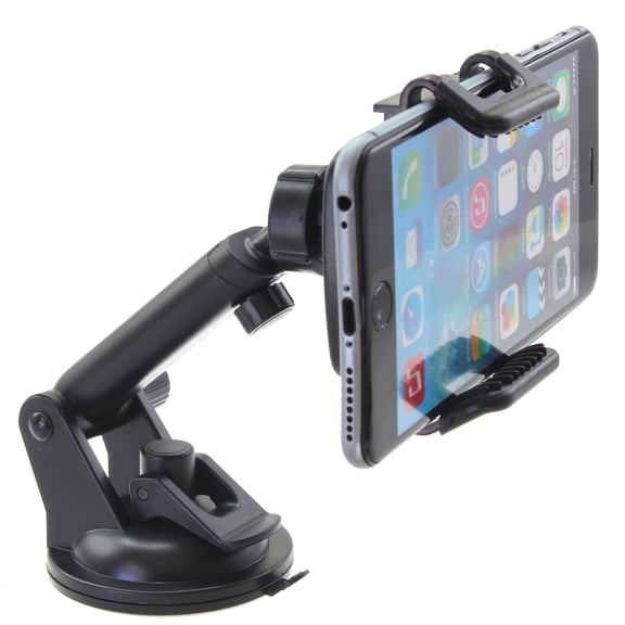 Car Mount Dash for T-Mobile REVVL 6 5G/6x 5G/Pro 5G - Windshield Holder Telescopic Cradle Swivel Dock