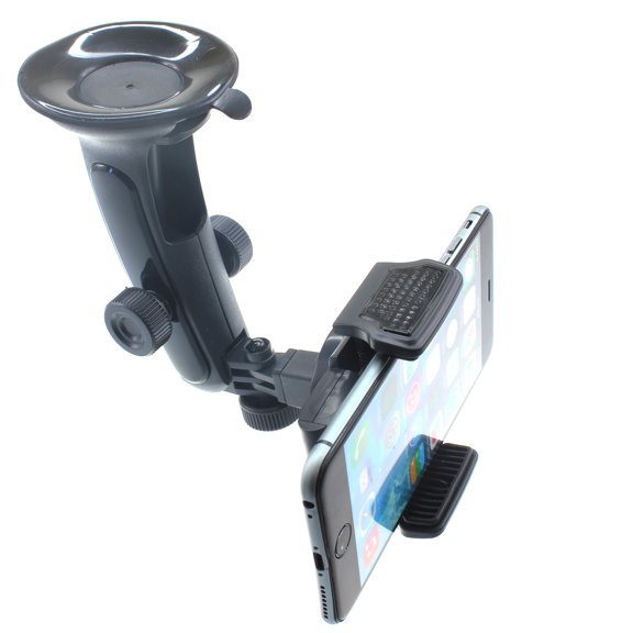 Car Mount Dash for iPhone 15/16/Plus/Pro/Pro Max/16e - Windshield Air Vent Holder Cradle 2-in-1