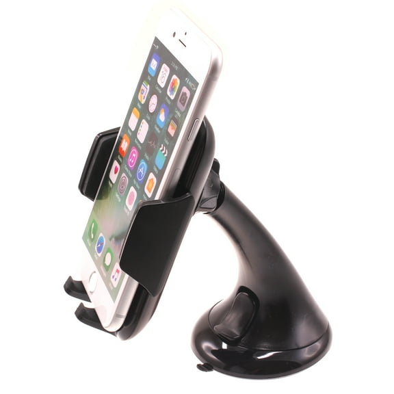 Car Mount Dash for iPhone 15/16/Plus/Pro/Pro Max/16e - Windshield Holder Cradle Rotating Dock Suction