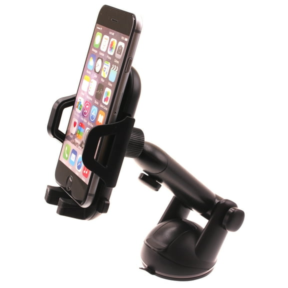 Car Mount Dash for iPhone 15/16/Plus/Pro/Pro Max/16e - Windshield Holder Telescopic Cradle Swivel Dock