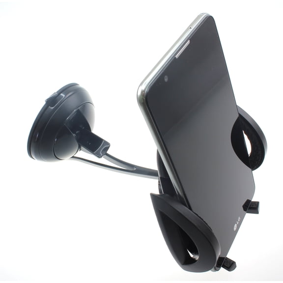 Car Mount Dash for iPhone SE (2020)/SE (2022) - Windshield Holder Cradle Rotating Dock Suction