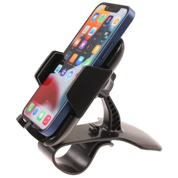 Car Mount Dashboard for iPhone 15/16/Plus/Pro/Pro Max/16e - Non-Slip Holder Cradle Swivel Telescopic Strong Grip