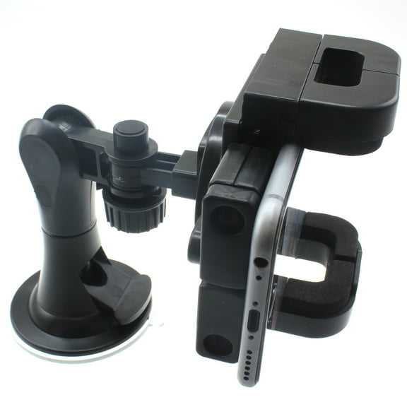 Car Mount for Kyocera DuraXE Epic/DuraForce Pro 2/DuraSport 5G - Windshield Holder Glass Cradle Swivel Dock for Kyocera DuraXE Epic/DuraForce Pro 2/DuraSport 5G