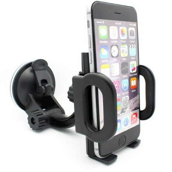 Car Mount Phone Holder Windshield Swivel Cradle Stand Window Glass Dock Strong Suction Multi Angle Rotation XBO for Samsung Galaxy S5 Sport (SM-G860P) S6 Active S906L, S7 Active, Sol - Sony Xperia XA1
