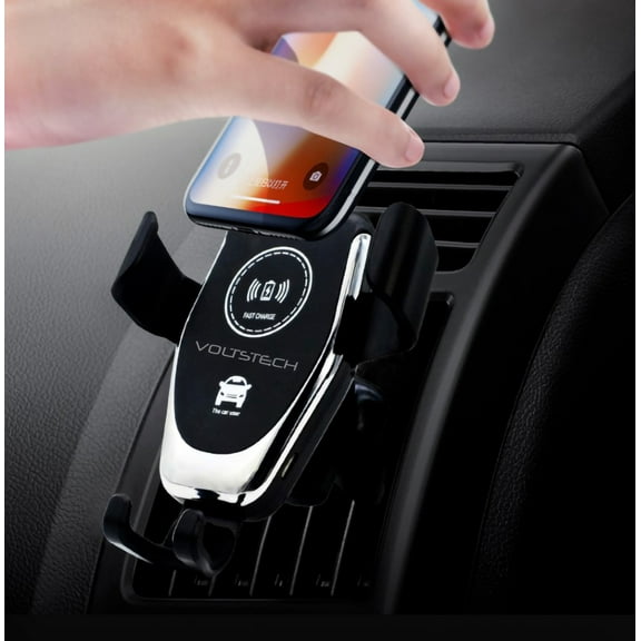 Car Mount Qi Wireless Charger Air Vent Phone Holder Fast Charging For Cellphones