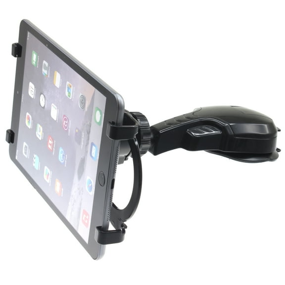 Car Mount Tablet Holder for Samsung Galaxy S23/FE/Plus/Ultra/S24/FE/Plus/Ultra - Dash Cradle Dock Swivel Telescopic Strong Grip