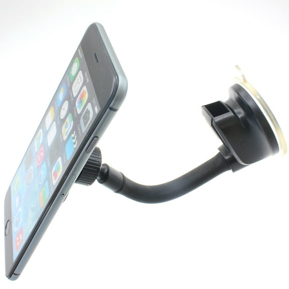 Magnetic Car Mount for LG Q70, K51 Phones - Holder Dash Windshield Gooseneck Strong Grip Strong Magnets