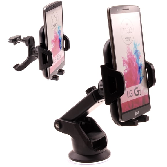 Car Mount Windshield for Samsung Galaxy S25/Edge/Plus/Ultra - Air Vent Phone Holder Glass Cradle Suction Stand Strong Grip