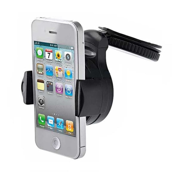 Car Mount for Kyocera DuraXE Epic - Windshield Holder Glass Cradle Swivel Dock for Kyocera DuraXE Epic