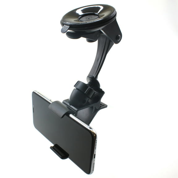 Car Mount for Nokia G50/G10/G20 - Dash Windshield Holder Cradle Swivel Dock for Nokia G50/G10/G20
