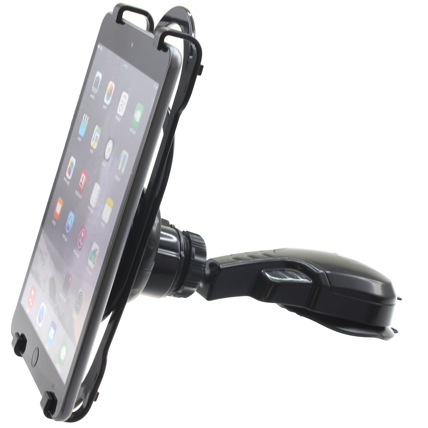 Wheelchair Rail & Tube Tablet Mount with Swivel Arm for Samsung Galaxy Tab 4 10.1