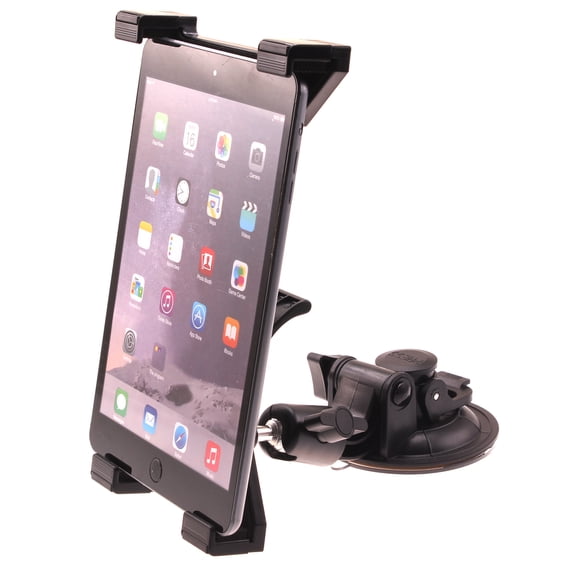 Car Mount for Samsung Galaxy Tab S10 Plus (12.4" 2024) - Dash Windshield Holder Swivel Cradle Dock Heavy Duty