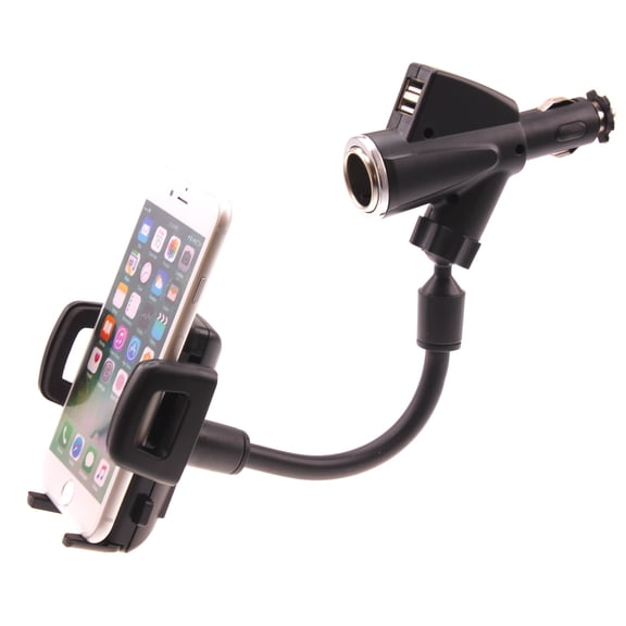 Car Mount for TCL 50 LE/XE 5G/XL 5G/60/60R/K32 5G - Charger Holder DC Socket USB Port Cradle Swivel Plug-in
