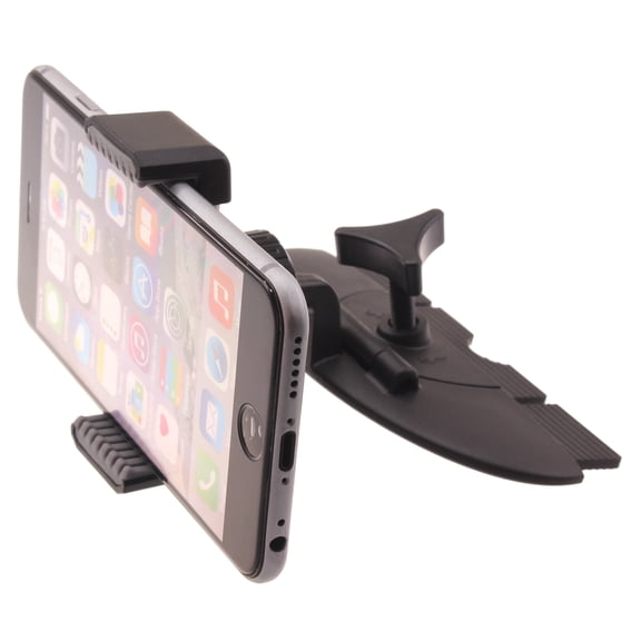 Car Mount for TCL 60/SE NxtPaper/XE NXTPAPER 5G - CD Slot Holder Cradle Swivel Dock Strong Grip CD Player Slot