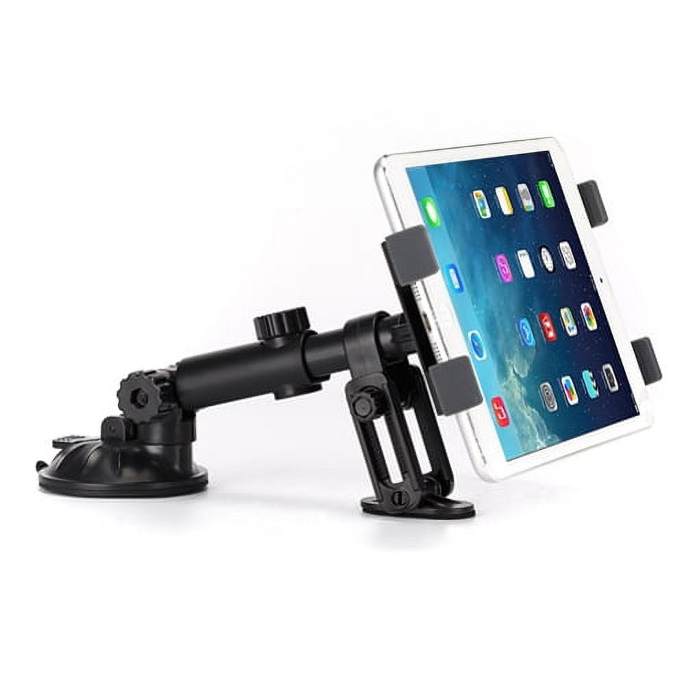 Dashboard Car Tablet Mount, woleyi Telescopic Tube Suction Cup Car Tablet &  Phone Holder for iPad Pro 9.7, 11, 12.9 : : Electronics