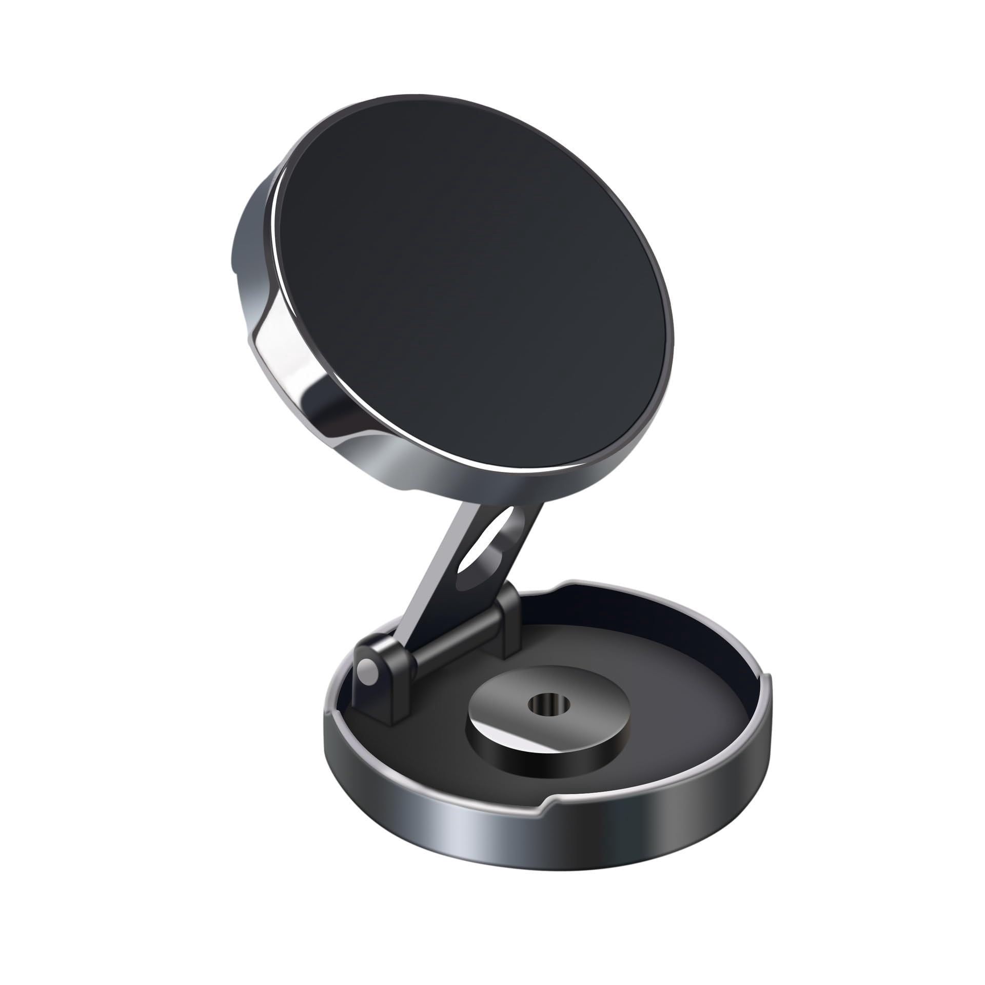 Car MountStrong Magnets Magnetic Phone Holder for Car Phone Holder Mount Truck Dash 360°Cellphone Holders for Your Car Accessories for Women Men iPhone 16 Pro 15 14 13Plus (2Silver, 7)