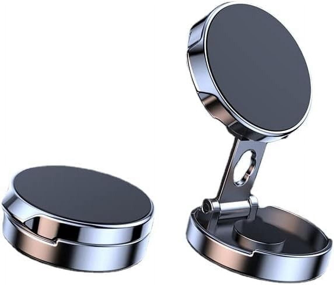 Car MountStrong Magnets Magnetic Phone Holder for Car Phone Holder Mount Truck Dash 360°Cellphone Holders for Your Car Accessories for Women Men iPhone 16 Pro 15 14 13Plus (2Silver, 7)