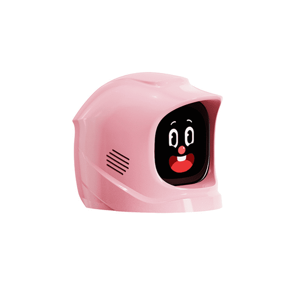 Car Mounted Electronic Pet Dashboard Companion With 60+ Animated Expressions Motion Sensor Interaction Magnetic Mount Smart Robot Driving Interior Rechargeable Car Gadget - Pink
